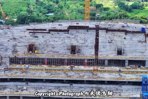 廣州足球公園已封頂，離使用又近一步